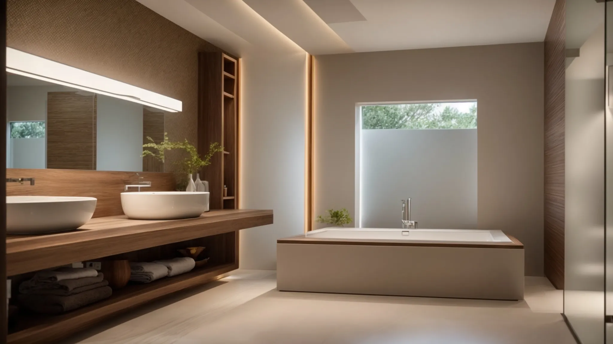 a beautifully remodeled bathroom features sleek, modern fixtures and warm, ambient lighting that creates a tranquil and luxurious sanctuary, reflecting personalized design choices and enhanced functionality. a beautifully remodeled bathroom features sleek, modern fixtures and warm, ambient lighting that creates a tranquil and luxurious sanctuary, reflecting personalized design choices and enhanced functionality.