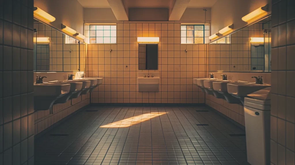 a beautifully renovated bathroom bathed in soft natural light, featuring sleek fixtures and elegant tile work, symbolizing the trust and satisfaction derived from reliable bath remodel reviews.
