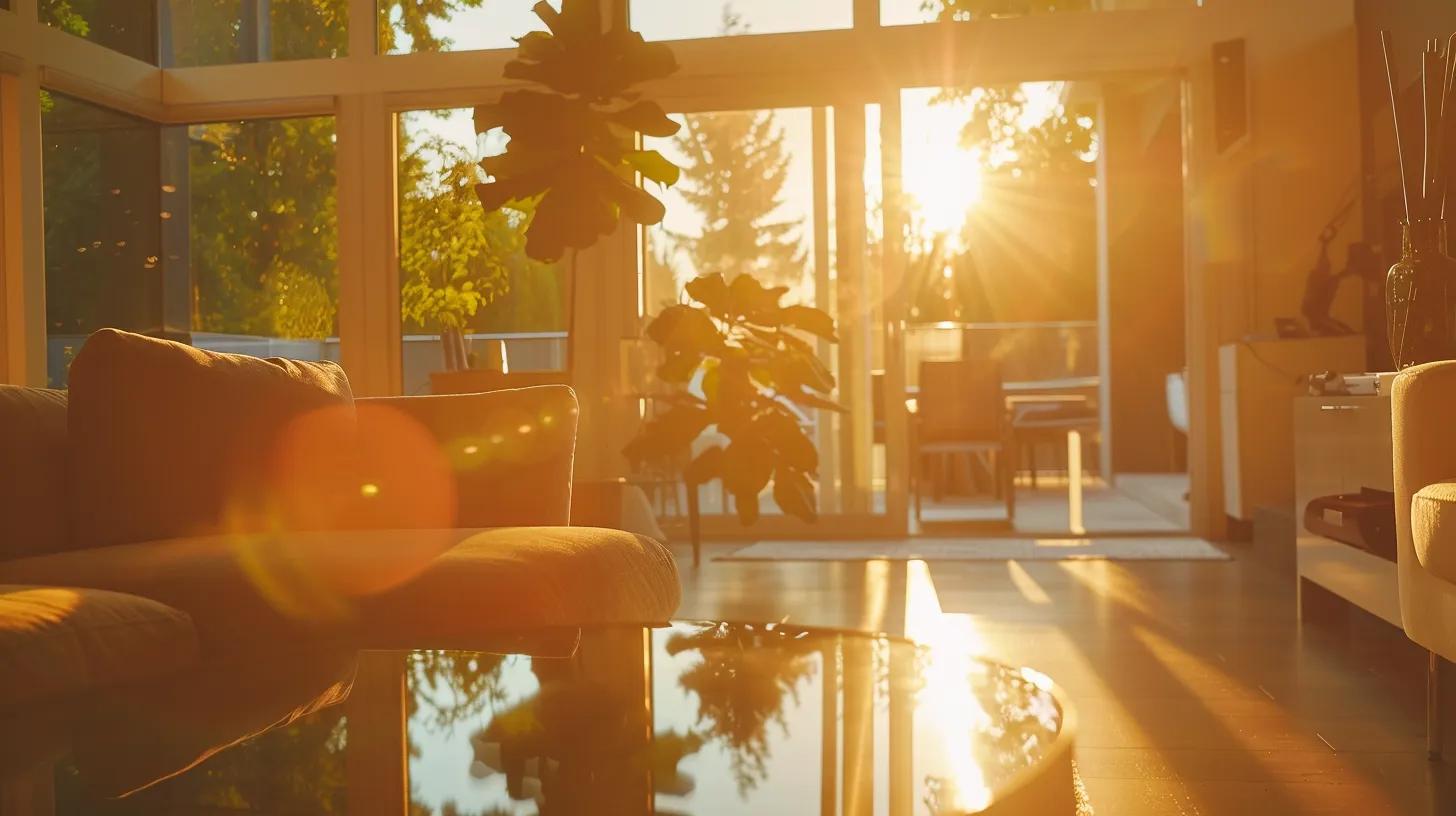 A1 Constuction and Remodeling Las Vegas | Practical Home Addition Design Tips to Maximize Space a modern, sunlit living room showcasing innovative home addition design options, featuring sleek furniture and contemporary architectural elements.