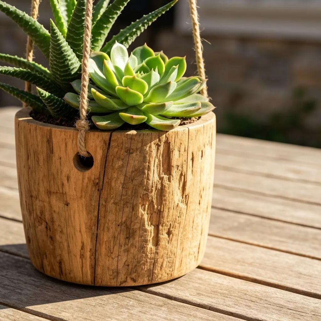 Close-up of sustainable materials like reclaimed wood, recycled metal, and bamboo flooring